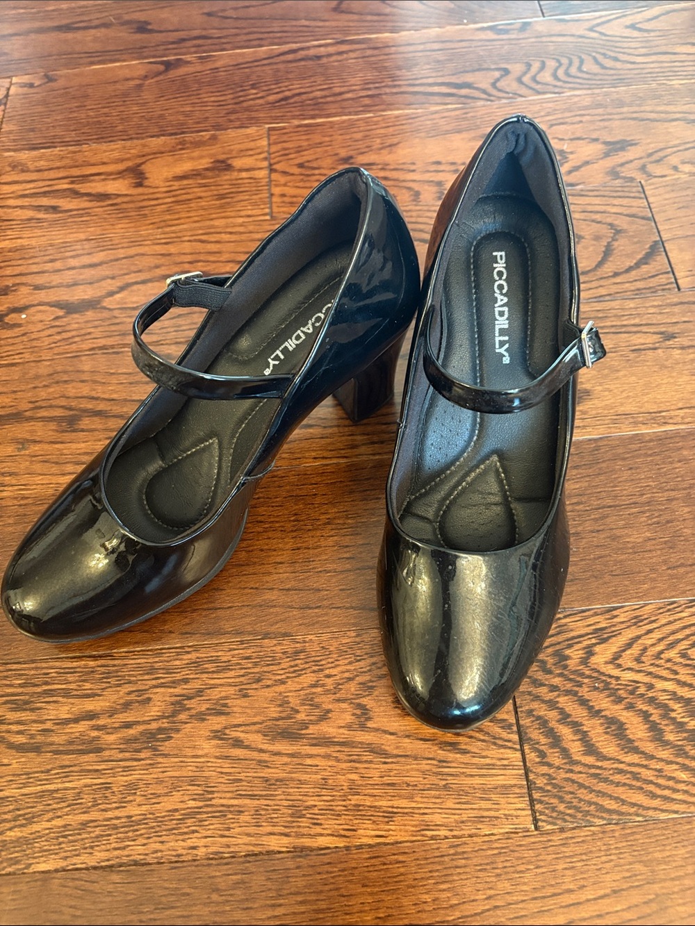 Black Patent Mary Jane Heels